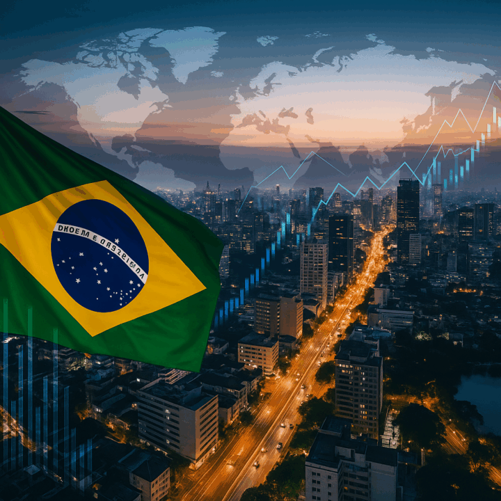 Como o Brasil está se posicionando no cenário econômico mundial em 2025